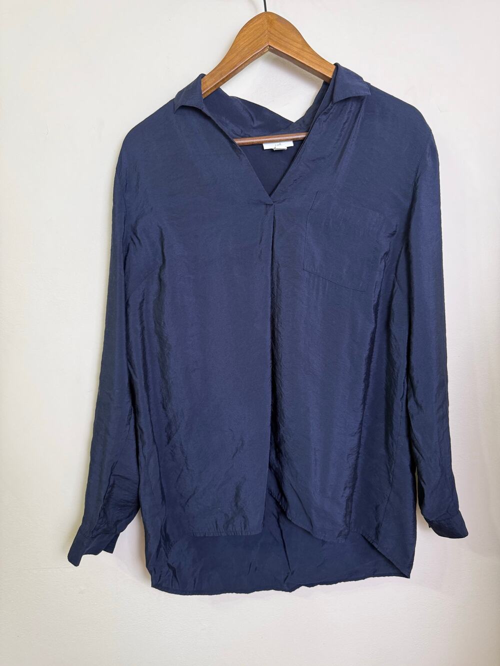 J. Jill Women’s Dark Blue Long Sleeve Light Weight Tunic L